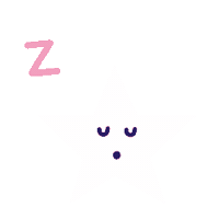 Sleepy Star Sticker by Hello Bello