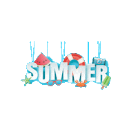 Summer Summertime Sticker