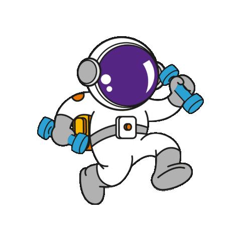 Space Gym Sticker by Bluhaus