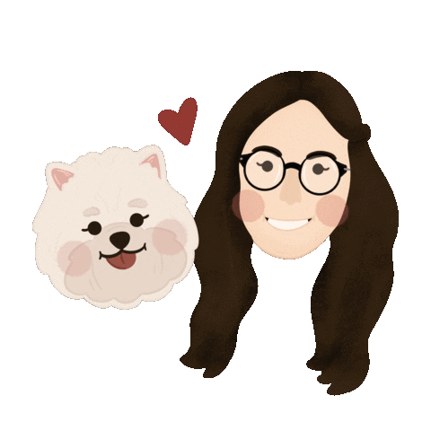 Dog Love Sticker by Ann of Facedit