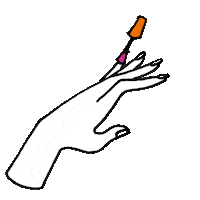 Hand Nails Sticker by Mixtvision Verlag