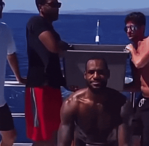 Lebron Lakers GIF