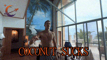 Coconut Ugh GIF by MrMoonMission
