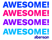 Awesome Heart Sticker by Abenson Appliance