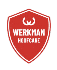 WerkmanHoofcare logo wappen farrier werkman Sticker