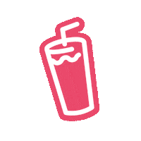 Pink Burger Sticker by SM ShakeShakMx