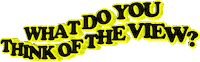 what do you think of the view Sticker