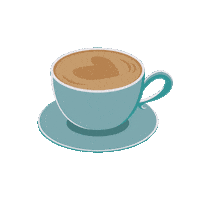 tiffanycircle coffee drinks sakura vegetarian Sticker