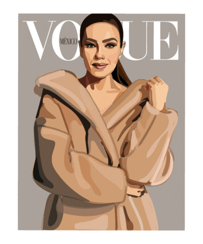 vogue-mx giphyupload vogue thalia voguemexico Sticker