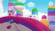 true and the rainbow kingdom road GIF by CBC