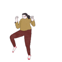 Happy Dance Sticker by Bela Unclecat