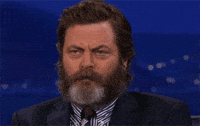 Nick Offerman Smile GIF