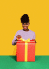 present confetti GIF by Ilka & Franz