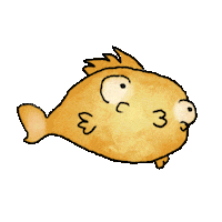 Fish Pez Sticker by Daniel Sake