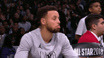 Stephen Curry Pout GIF by NBA