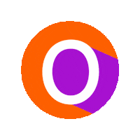 Orange Abc Sticker
