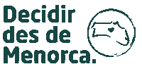 Decidir Sticker by Més Menorca