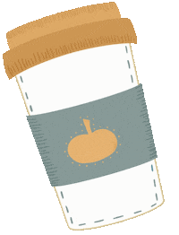 Pumpkin Spice Latte Coffee Sticker