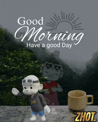Sun Up Coffee Time GIF by Zhot