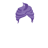 lolandpopcandy halloween hair scary pumpkin Sticker