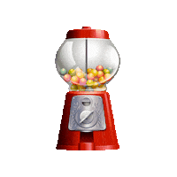 FaerieMedia candy sweets gumball machine gumballs Sticker