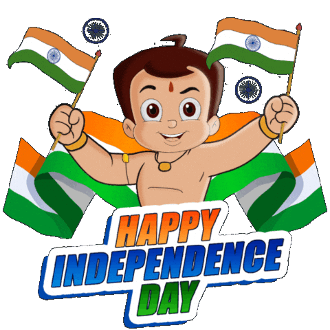 Independence Day Sticker by Chhota Bheem