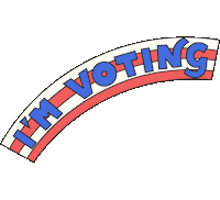Voting Election Day Sticker by Martina Martian