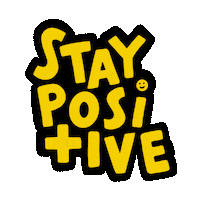 Stay Positive Smiley Face Sticker