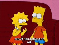 Lisa Simpson Shock GIF by The Simpsons
