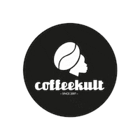 Coffee Beans Logo Sticker by coffeekult