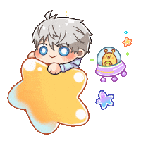 Space Star Sticker