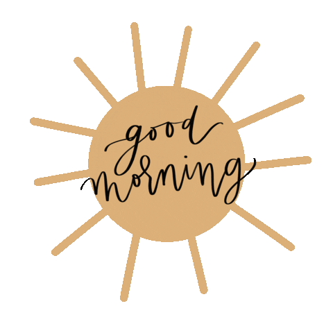 Good Morning Sun Sticker