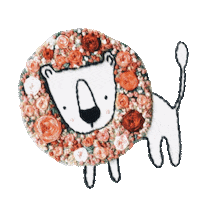 Rainbow Lion Sticker