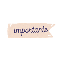 franeco_ important papelaria importante aviso Sticker