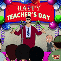 Gratitude Teachers GIF by Chhota Bheem