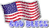 God Bless America Day Sticker