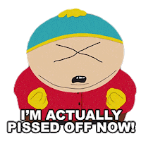 Angry Cartman Sticker by South Park