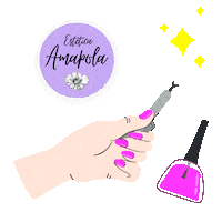 Beauty Nails Sticker by esteticaamapola