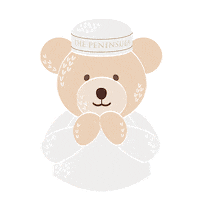 Love You Bear Sticker by The Peninsula Boutique