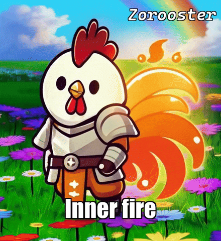 Rainbow Glow GIF by Zorooster