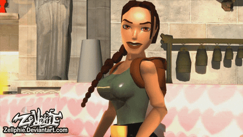 lara croft GIF