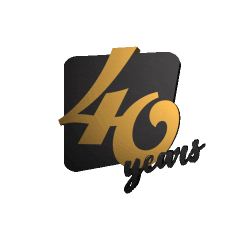 ECIUSA giphyupload eci 40 eci black and gold 40 eci 40 years 2025 Sticker
