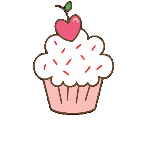 Cupcake Sticker by Vó Eda