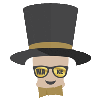 Wfugrad Sticker by Wake Forest University