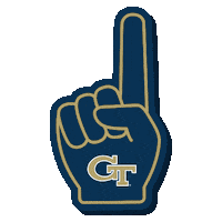 Georgia Tech Gt Sticker by College Colors Day