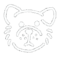 犬 白 Sticker