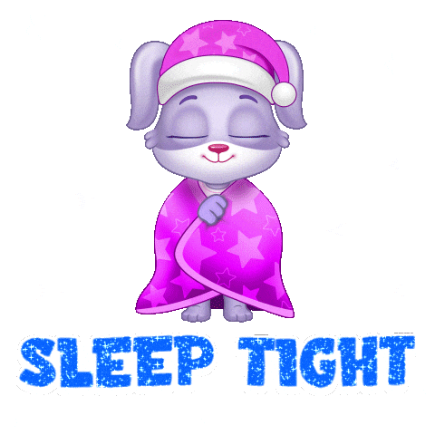 Tired Good Night Sticker by Lucas and Friends by RV AppStudios