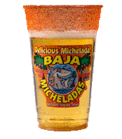 Party Beer Sticker by Baja Micheladas