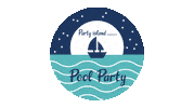 Pool Party Caribbean Sticker by Party Island Curacao