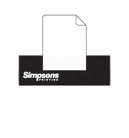 SimpsonsPrinting simpsons printing printer simpsonsprinting Sticker